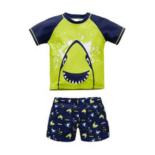 Load image into Gallery viewer, Baby Swimwear Summer Animal Boys 2 Pcs Swimsuit Shark Bathing Suit Swimwear Kids Bathing Suit Beach Wear Cartoon Swimsuit