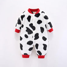 Load image into Gallery viewer, 2019 Autumn New Jumpsuit Newborn Baby Boys Girls Cartoon Polyester Clothes Infant Baby Winter Warm Outwear Hoodie Pajamas
