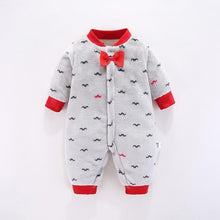 Load image into Gallery viewer, 2019 Autumn New Jumpsuit Newborn Baby Boys Girls Cartoon Polyester Clothes Infant Baby Winter Warm Outwear Hoodie Pajamas