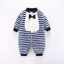 Load image into Gallery viewer, 2019 Autumn New Jumpsuit Newborn Baby Boys Girls Cartoon Polyester Clothes Infant Baby Winter Warm Outwear Hoodie Pajamas