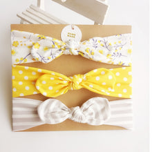 Load image into Gallery viewer, 3Pc/Set Baby Headband For Girls Flower Rabbit Ear Baby Bows Haarband Baby Turban Hair Accessories Newborn Infant Girl Headband