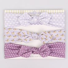 Load image into Gallery viewer, 3Pc/Set Baby Headband For Girls Flower Rabbit Ear Baby Bows Haarband Baby Turban Hair Accessories Newborn Infant Girl Headband