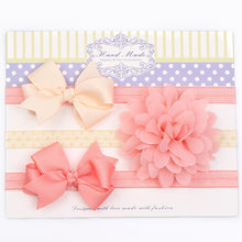 Load image into Gallery viewer, 3Pc/Set Baby Headband For Girls Flower Rabbit Ear Baby Bows Haarband Baby Turban Hair Accessories Newborn Infant Girl Headband