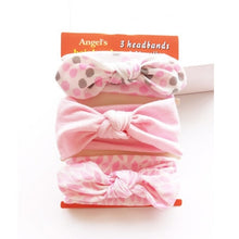 Load image into Gallery viewer, 3Pc/Set Baby Headband For Girls Flower Rabbit Ear Baby Bows Haarband Baby Turban Hair Accessories Newborn Infant Girl Headband