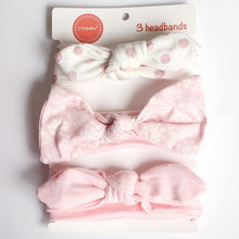 Load image into Gallery viewer, 3Pc/Set Baby Headband For Girls Flower Rabbit Ear Baby Bows Haarband Baby Turban Hair Accessories Newborn Infant Girl Headband