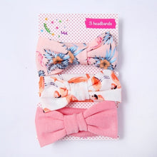 Load image into Gallery viewer, 3Pc/Set Baby Headband For Girls Flower Rabbit Ear Baby Bows Haarband Baby Turban Hair Accessories Newborn Infant Girl Headband
