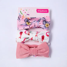 Load image into Gallery viewer, 3Pc/Set Baby Headband For Girls Flower Rabbit Ear Baby Bows Haarband Baby Turban Hair Accessories Newborn Infant Girl Headband
