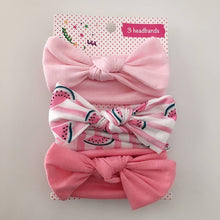 Load image into Gallery viewer, 3Pc/Set Baby Headband For Girls Flower Rabbit Ear Baby Bows Haarband Baby Turban Hair Accessories Newborn Infant Girl Headband