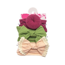 Load image into Gallery viewer, 3Pc/Set Baby Headband For Girls Flower Rabbit Ear Baby Bows Haarband Baby Turban Hair Accessories Newborn Infant Girl Headband