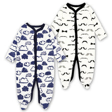 Load image into Gallery viewer, Newborn Baby Girl Clothes Babies Footed Pajamas Romper Jumpsuit Lucky Child Infant Boys 0-12 Months Clothing
