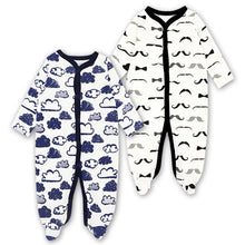 Load image into Gallery viewer, Newborn Baby Girl Clothes Babies Footed Pajamas Romper Jumpsuit Lucky Child Infant Boys 0-12 Months Clothing