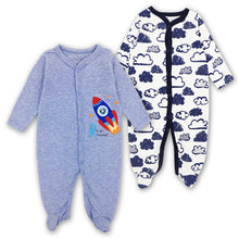 Load image into Gallery viewer, Newborn Baby Girl Clothes Babies Footed Pajamas Romper Jumpsuit Lucky Child Infant Boys 0-12 Months Clothing