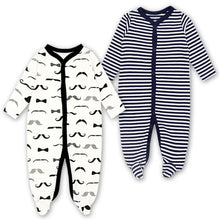 Load image into Gallery viewer, Newborn Baby Girl Clothes Babies Footed Pajamas Romper Jumpsuit Lucky Child Infant Boys 0-12 Months Clothing