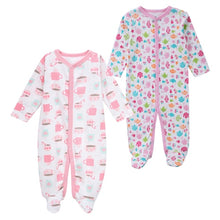 Load image into Gallery viewer, Newborn Baby Girl Clothes Babies Footed Pajamas Romper Jumpsuit Lucky Child Infant Boys 0-12 Months Clothing