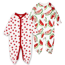 Load image into Gallery viewer, Newborn Baby Girl Clothes Babies Footed Pajamas Romper Jumpsuit Lucky Child Infant Boys 0-12 Months Clothing