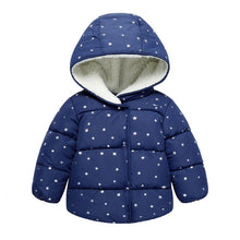Load image into Gallery viewer, Baby Girls Coat &amp; Jacket Children Outerwear winter Hooded coats Winter Jacket Fashion Kids Coat children's Warm Girls clothing