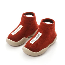 Load image into Gallery viewer, Baby Sock Shoes with Rubber Soles Infant Sock Newborn Spring Summer Autumn Children Floor Socks Shoes Anti Slip Soft Sole Sock