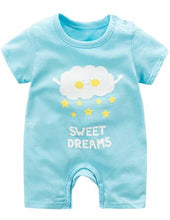 Load image into Gallery viewer, summer 2019 baby bodysuits 0-24M short sleeve body babies newborn baby girl boy clothes cotton infant bodysuit cartoon costume