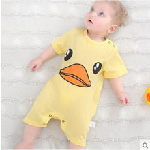 Load image into Gallery viewer, summer 2019 baby bodysuits 0-24M short sleeve body babies newborn baby girl boy clothes cotton infant bodysuit cartoon costume