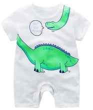 Load image into Gallery viewer, summer 2019 baby bodysuits 0-24M short sleeve body babies newborn baby girl boy clothes cotton infant bodysuit cartoon costume