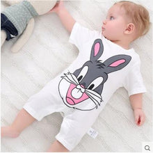 Load image into Gallery viewer, summer 2019 baby bodysuits 0-24M short sleeve body babies newborn baby girl boy clothes cotton infant bodysuit cartoon costume