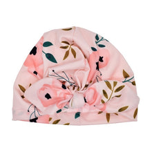 Load image into Gallery viewer, Newborn Infant Toddler Kid Baby Cute Soft Cotton Knot Printed Rabbit Ears Turban Hat Indian Flower Cap Baby Accessories